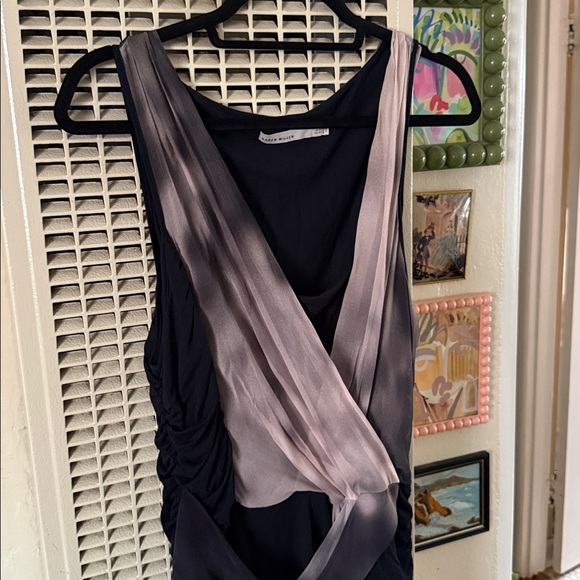 Karen Millen ruched draped silk dress - Picture 5 of 9
